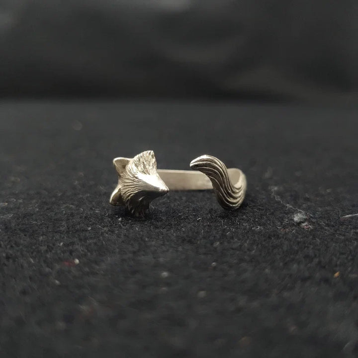 Silver Fox Ring for Women